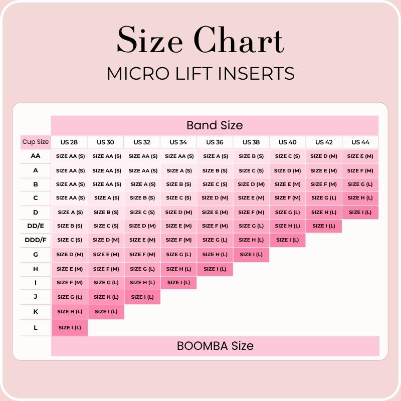 Micro Lift Push Up Bra Inserts
